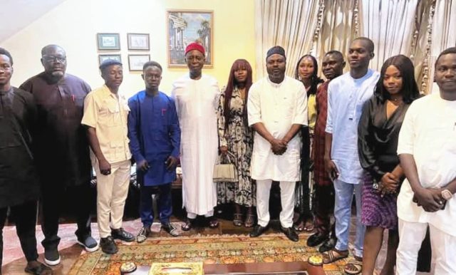 APC National Youth Wing pays visit to Senator Ned Nwoko, backs creation of Anioma State