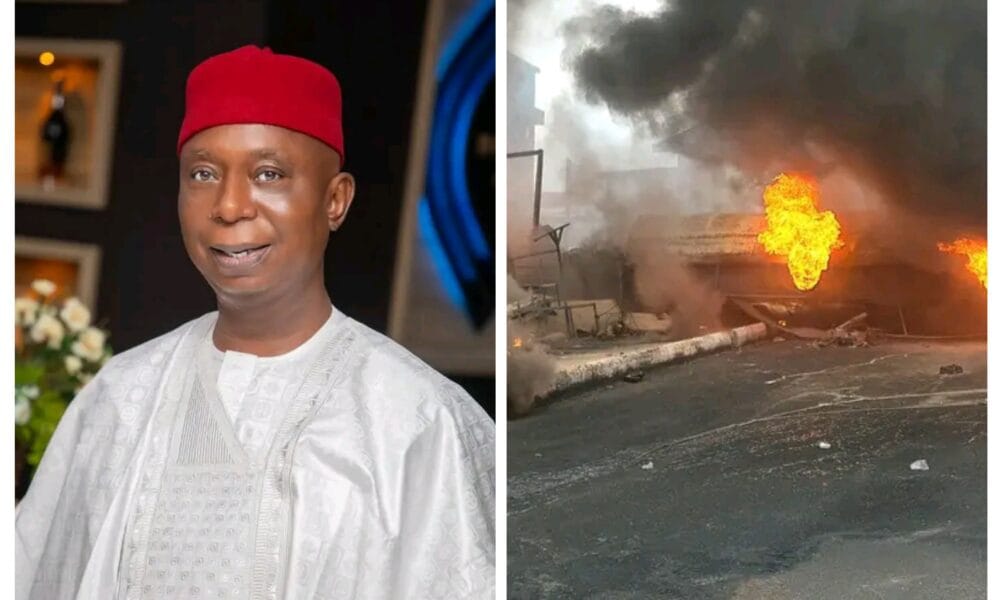 Senator Nwoko Commiserates with Agbor Tanker Explosion Victims, Renews Call for Ban on Daytime Movement of Heavy-Duty Vehicles