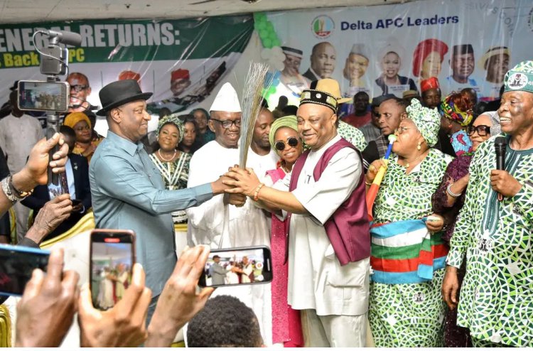 Supremacy battle between Senator Ovie Omo-Agege and Festus Keyamo on display as Great Ogboru returns to APC