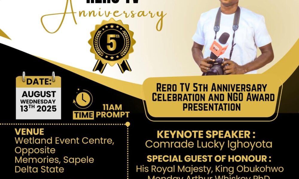 How RERO TV, one of Delta State’s fast-rising Online Media Platforms was founded in 2020 with a paltry sum of N6,000, narrates the CEO, Akporero Henry
