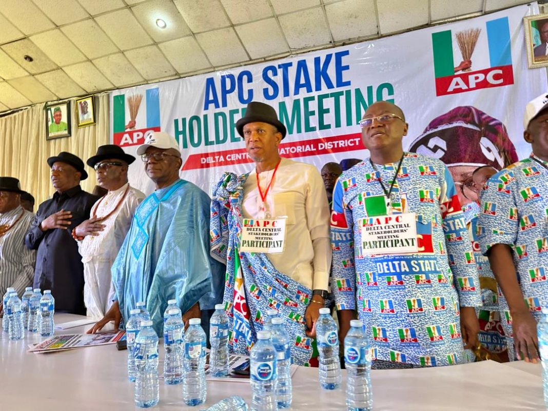 Ahead of 2027: Delta Central APC Stakeholders pledge unalloyed loyalty to Tinubu, Oborevwori