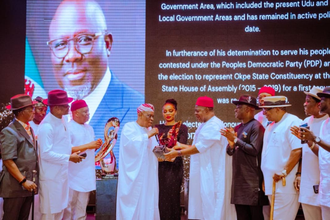Winning the Overall New Telegraph Governor Of The Year 2025 Award is a strong endorsement of my administration’s M.O.R.E Agenda – OBOREVWORI